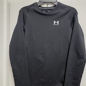 Under Armour ColdGear Kids Youth Black Shirt Mesh Back